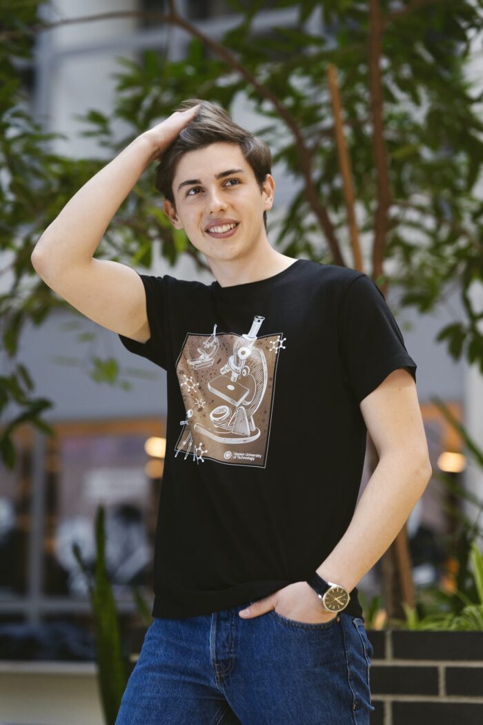 T-shirt "Mikroskop" M - obrazek 4