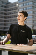 T-shirt czarny "PŚ"