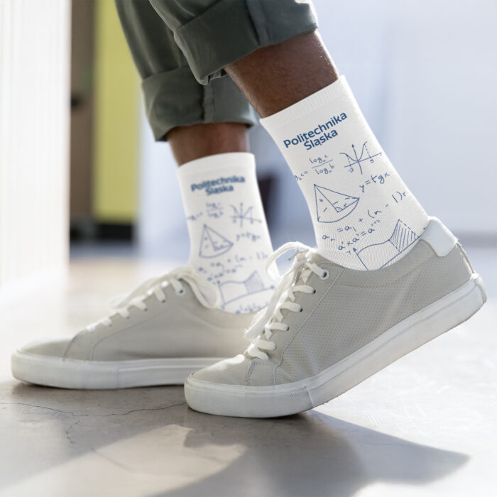 Skarpetki białe PŚ - obrazek 2