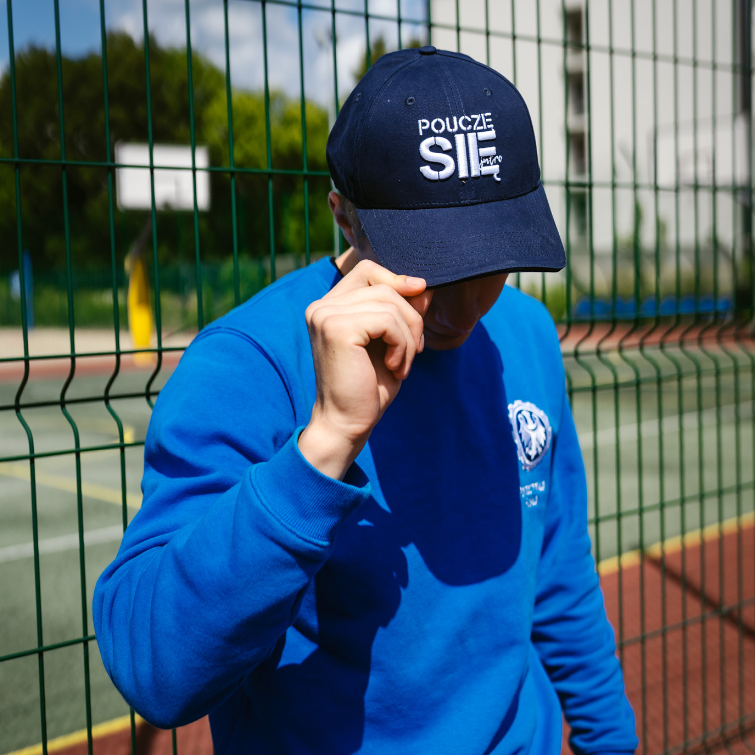 poucze-sie-jurto-granat.jpg Czapka baseballowa "Pouczę się jutro" - obrazek 1